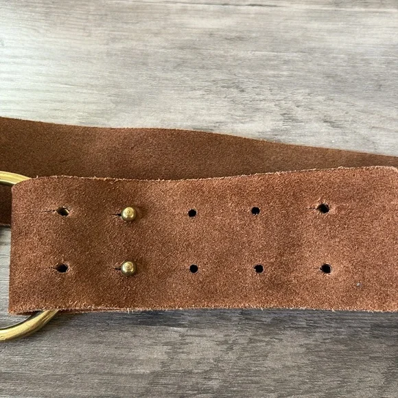 GAP Brown Leather Belt Size Small - Picture 8 of 13